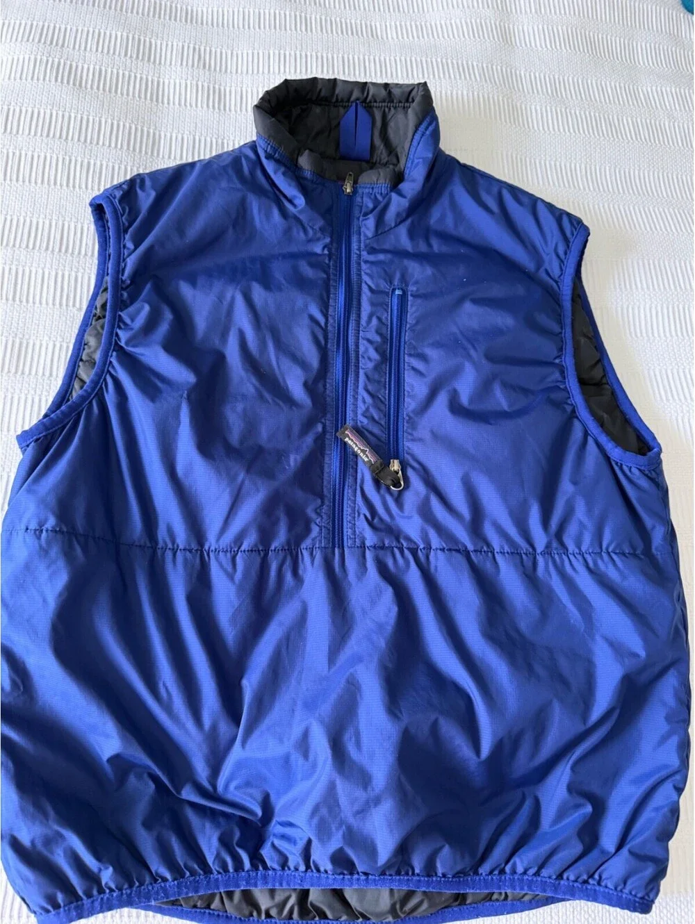 Vintage Patagonia Puff-Ball Vest 84014 Men's XS / Women's S Blue Gorpcore Y2K